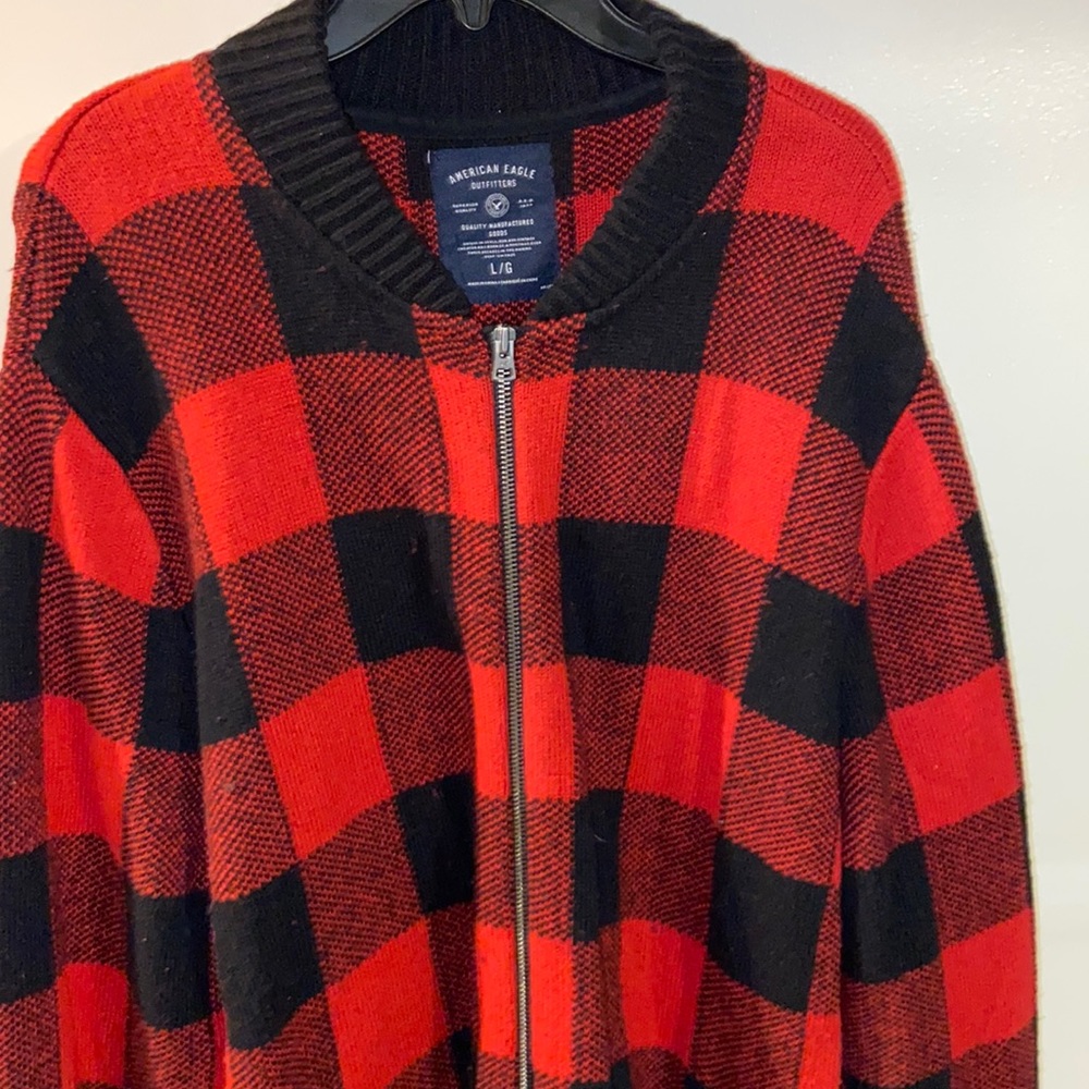 Lumberjack sweater jacket